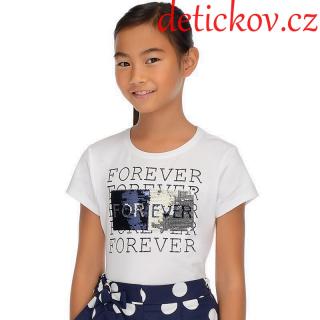 Mayoral girl tričko s flitry ,, Forever,,