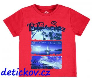 Mayoral mini boy tričko ,, Blue sea ,, červené