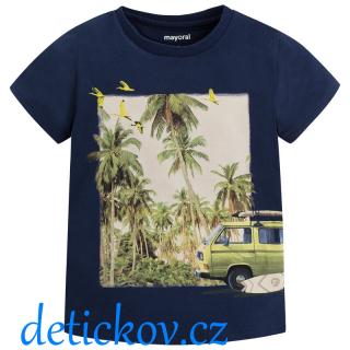 Mayoral mini boy tričko ,,Džungle ,, modré