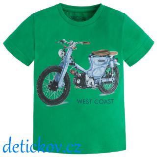 Mayoral mini boy tričko ,,Moped ,, zelené