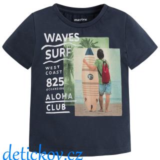 Mayoral mini boy tričko ,,Surf ,, tmavě modré