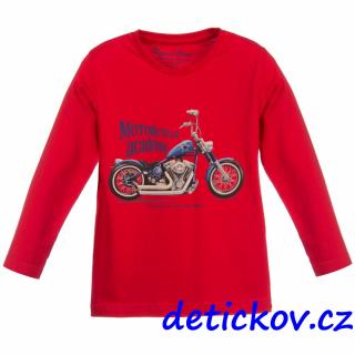 Mayoral mini boy triko ,,MOTORKA ,, červené