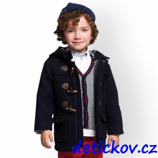 Mayoral mini boy vlněný kabát tmavě modrý