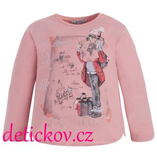 Mayoral mini girl triko , Mapa,, růžové