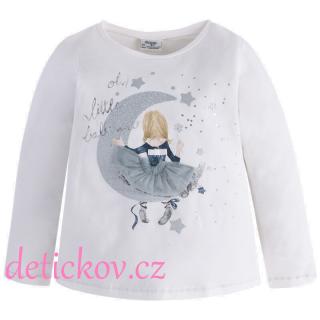 Mayoral mini girl triko ,, Měsíček,, modré šaty