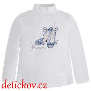 Mayoral mini girl triko se stojáčkem ,,Princess modré ,, b.039