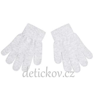 Mayoral prstové rukavice šedé