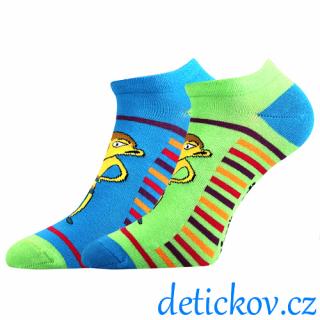 Sada 2 párů nízké barevné ponožky ,,Lichožrouti - Ramses,,
