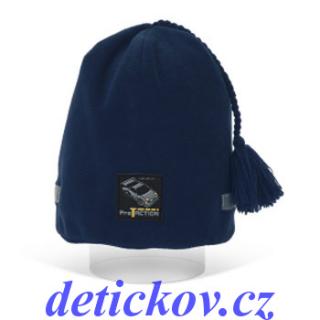STERNTALER fleecová čepice modrá