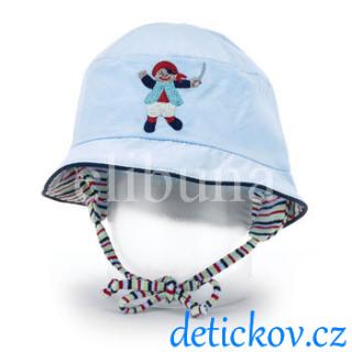 Sterntaler modrý klobouček s UV 50+,, Pirát,,