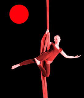 Akrobatická šála | 12m | červená