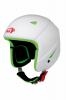 Lyžařská helma SECURE bílo zelená - velikost 61