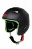 Lyžařská helma SECURE matná černá se zelenou - velikost 61