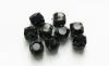 Kameny broušené 4,5x4,5mm černé (ev.č.202011)