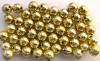 Kulaté perle plastové 10mm zlaté (ev.č.6852010)