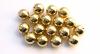 Kulaté perle plastové 14mm zlaté (ev.č.6862010)