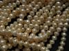 Skleněné perle 7x8mm barva do zlatova (ev.č.1112)
