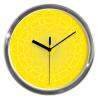 Nástěnné hodiny: Kruhy-žluté