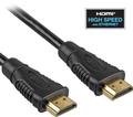 Kvalitní HDMI High Speed kabel v1.4, černý, zlacené konektory, délka 2m
