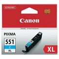 Originální inkoustová kazeta Canon CLI-551C XL (Azurová)