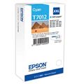 Originální inkoustová kazeta Epson C13T70124010, T7012 XXL, modrá 3400 stran