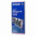 Světle červená originální kazeta Epson T478011, 220 ml