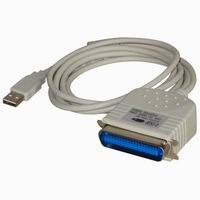USB adaptér na paralelní port, USB-A/36M, 2m