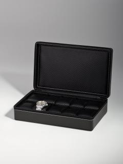 Dámské hodinky Rothenschild Uhrenkoffer RS-3250-10BL fuer 10 Uhren carbon