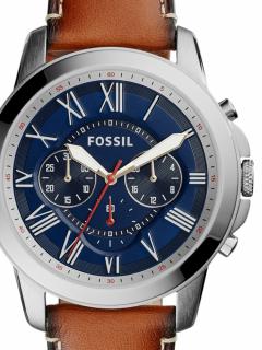 Pánské hodinky Fossil FS5210 Grant Chronograph 44mm 5ATM