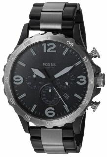 Pánské hodinky Fossil JR1527 Nate Herren Chronograph 50mm 5ATM