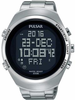 Pánské hodinky Pulsar PQ2055X1 Digitaluhr 46mm 10ATM