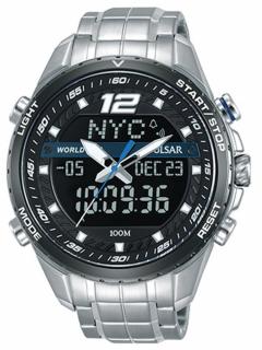 Pánské hodinky Pulsar PZ4027X1 Solar Chronograph Herren 45mm 10ATM