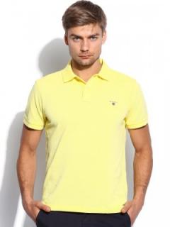 Pánské polo tričko GANT žluté
