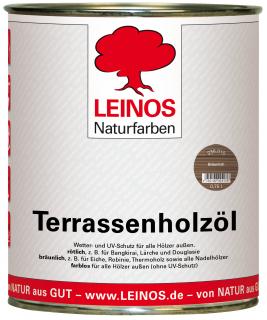 LEINOS 236.015 - Terasový olej nahnědlý 0,75lt