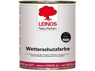LEINOS 850.401 - Venkovní olejová barva - Antracitově šedá 0,75lt