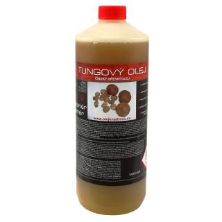 Tungový olej 1lt - čínský, dřevní, přírodní, rostlinný olej na dřevo