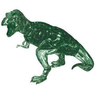 3D Crystal puzzle - T-Rex zelený