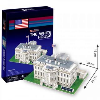 3D prostorové puzzle - Bílý dům - 64 dílků