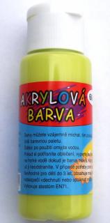 Akrylová barva 60ml - citronově žlutá (lemon yellow)