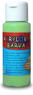 Akrylová barva 60ml - zelená světlá (chrome green)