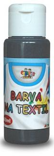 Barva na textil 60ml - černá