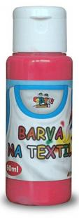 Barva na textil 60ml - červená