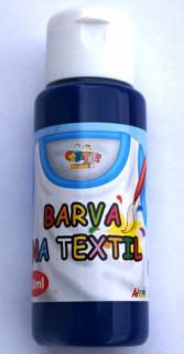 Barva na textil 60ml - modrá (prussian blue)