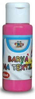 Barva na textil 60ml - růžová
