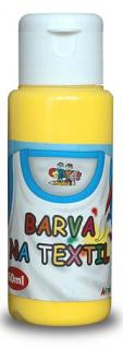 Barva na textil 60ml - žlutá