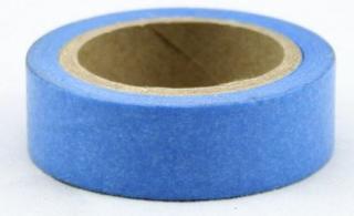 Dekorační lepicí páska - WASHI tape-1ks modrá