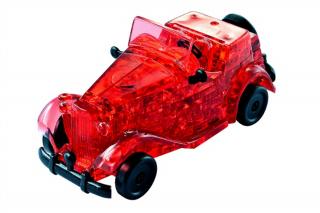 Hlavolam - 3D Crystal puzzle - Auto červené