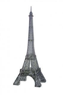 Hlavolam - 3D Crystal puzzle - Eiffel Tower black - Eiffelova věž