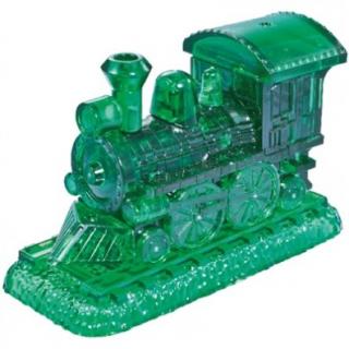 Hlavolam - 3D Crystal puzzle - Vlak zelený
