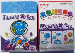 Hlavolamy 6 ks v balení - Planet Cube, obtížnost 5+